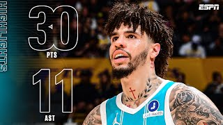 LaMelo Ball puts on a show in LA 🤩 [HIGHLIGHTS] | NBA on ESPN