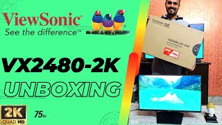 Unveiling the Best Budget 2K Monitor 🖥️ : ViewSonic VX2480-2K-SHD Unboxing | 24” QHD IPS | 75Hz by shashank panwar 256 views 3 months ago 2 minutes, 34 seconds