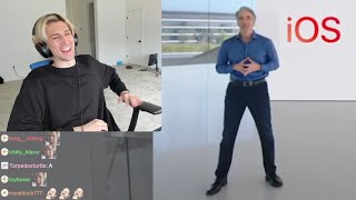 xQc Loses It Seeing Craig's Stance at the Apple Event