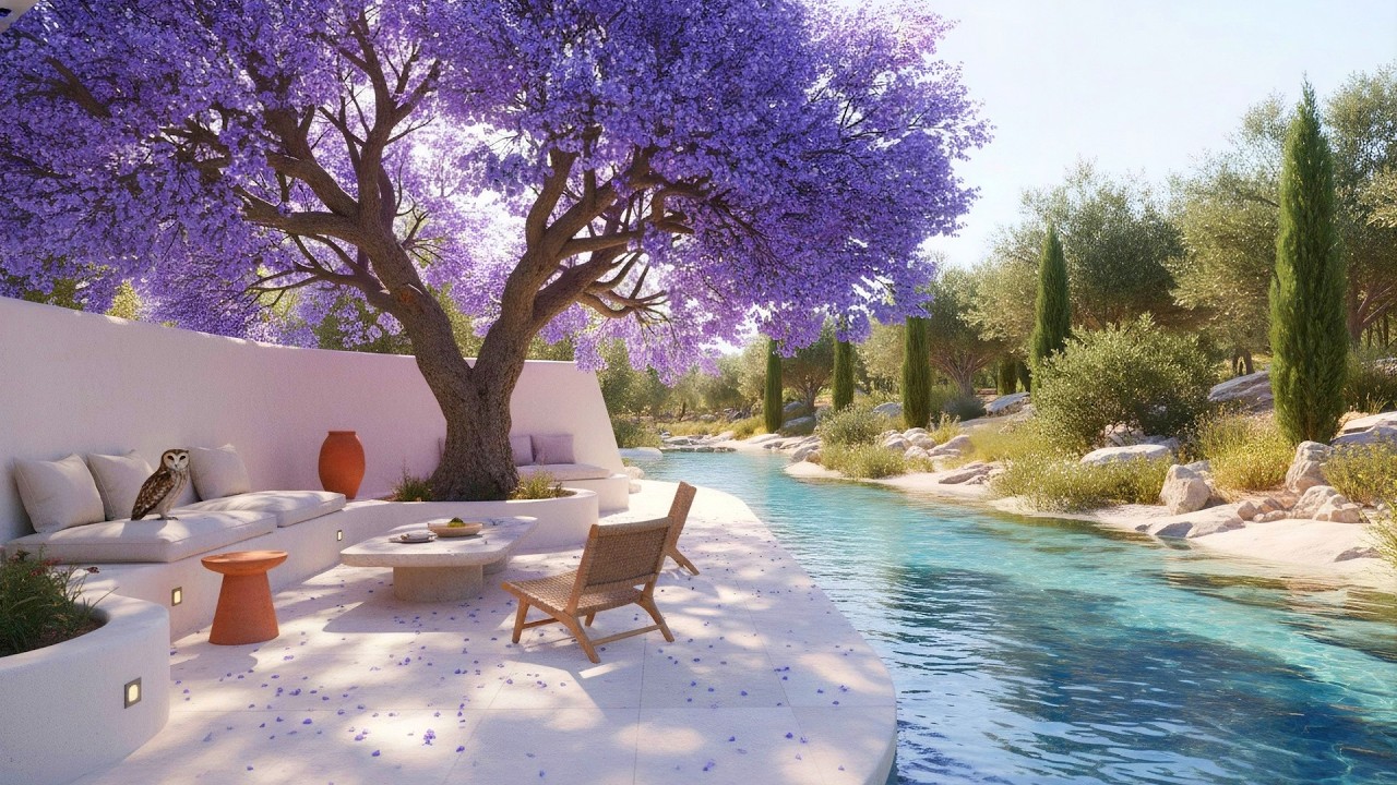 Peaceful River Jazz | Эфирный джаз и звуки реки: Музыка для сна и релакса