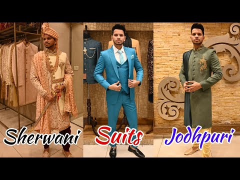 Men's Indo Western Party Wear Sherwani Suit - db20470