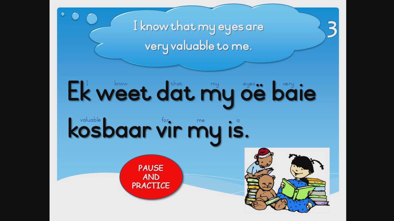 ESCS EDUFRIENDS Phase 8 Book 5 Oë / EYES (Afrikaans Reading