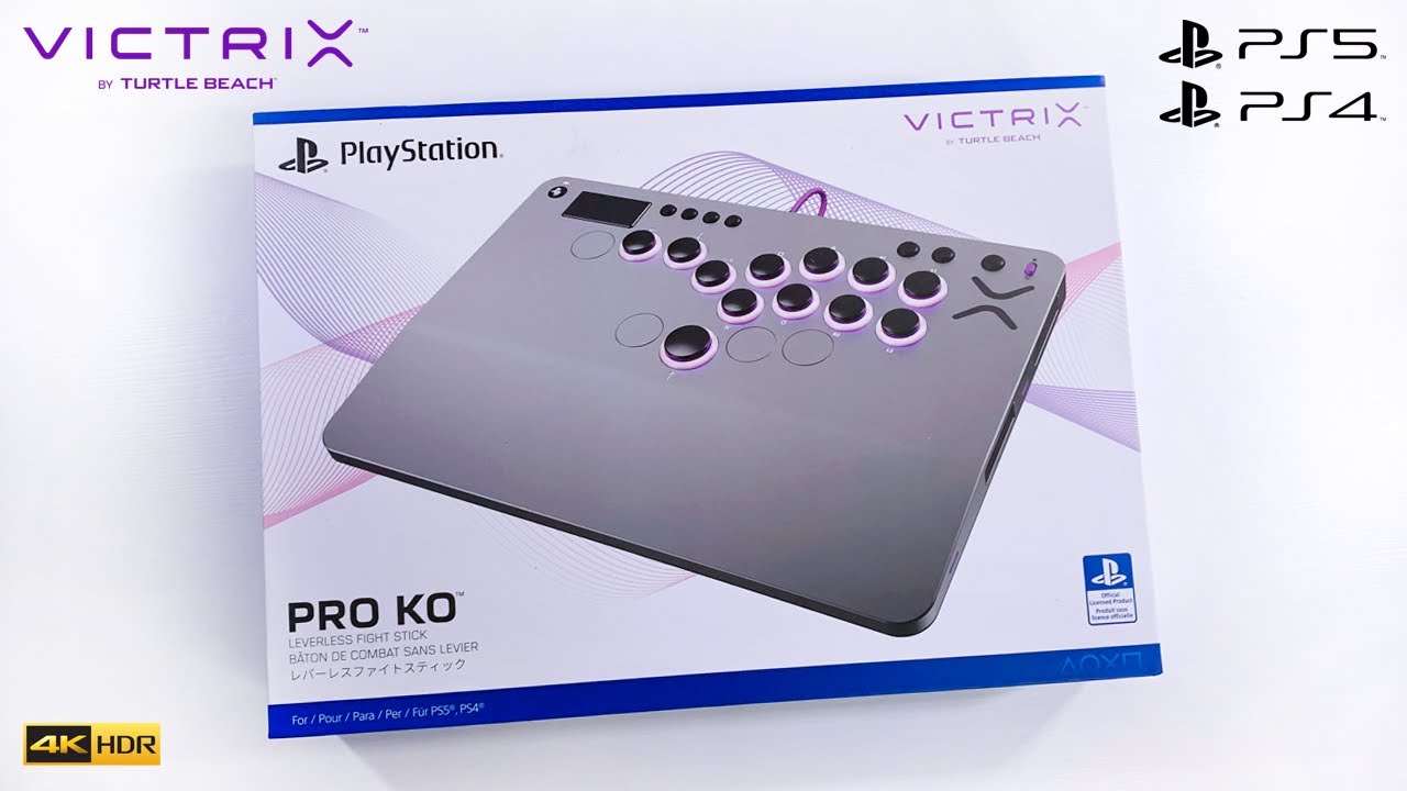 Victrix Pro KO Leverless Fight Stick (All-Button Arcade Controller) Unboxing + Gameplay