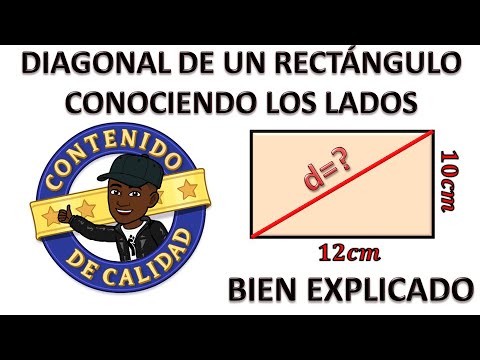 Video: Cómo Encontrar La Longitud De La Diagonal De Un Rectángulo