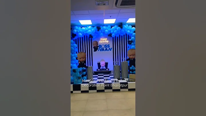 👼Boss baby || 🎂 birthday balloon || decoration for #balloon🎈🎈