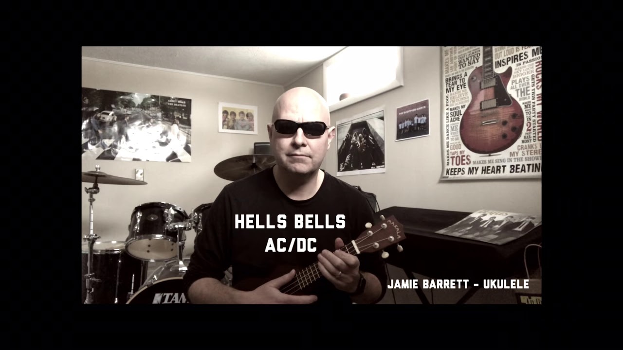 Hells Bells (AC/DC) On Ukulele! 🔔 YouTube