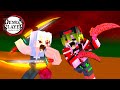 Uzui vs Gyutaro  | Demon Slayer S2 | Minecraft Animation fan made