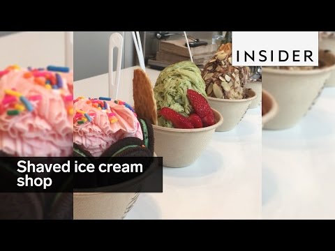 A shaved ice cream shop is bringing "snow" to San Francisco