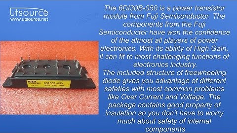 6DI30B-050 Power Transistor Module, Utsource