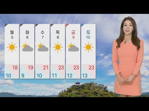 [날씨] 연휴 마지막 날 가을비…내일 오후부터 찬공기 / 연합뉴스TV (YonhapnewsTV)