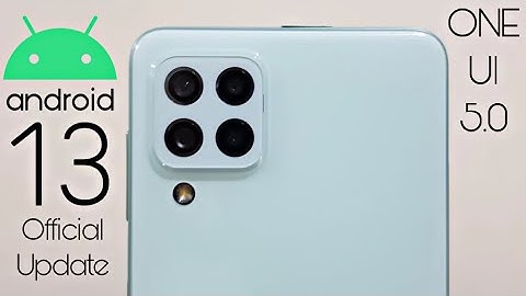 Samsung Galaxy A22 Android 13 ONE UI 5.0 Update