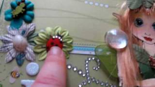 12x12 premade scrapbook pages, layout Fairies...