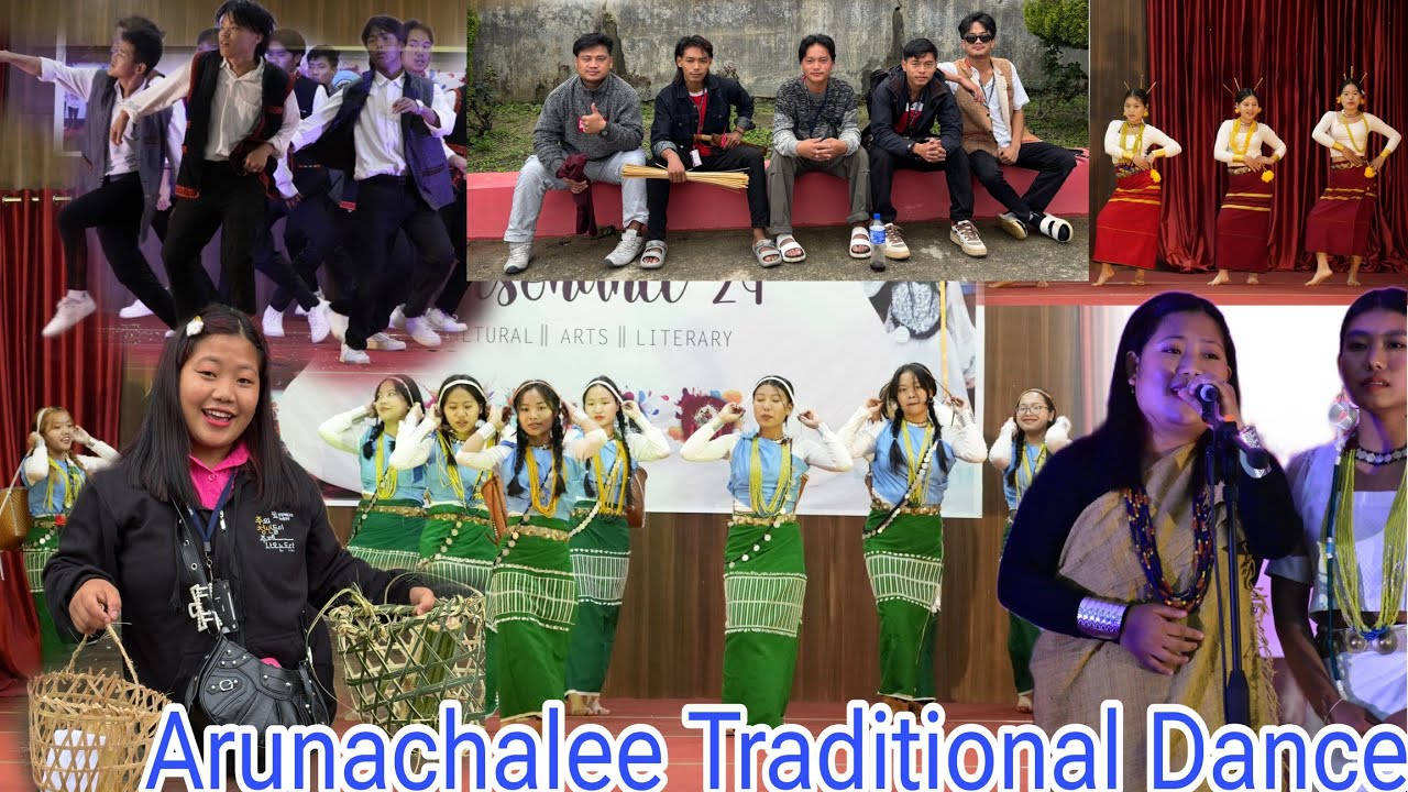 Arunachalee Different tribe and Cultural Events in College| Clay se Benaya Emblem | Tribal Dance