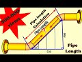 Comment calculer la longueur du tuyau longueur du tuyau tuyauterie