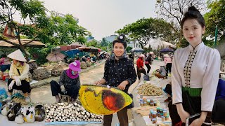 CHỢ PHIÊN NGƯỜI THÁI MƯỜNG THANH HỌP GIỮA THÀNH PHỐ ĐIỆN BIÊN PHỦ  BÁN TOÀN ĐẶC SẢN QUÝ HIẾM