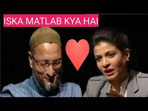 asaduddin owaisi | LOVE | ANJANA OM KASHYAP | tik tok new VIRAL VIDEO |  love story - YouTube