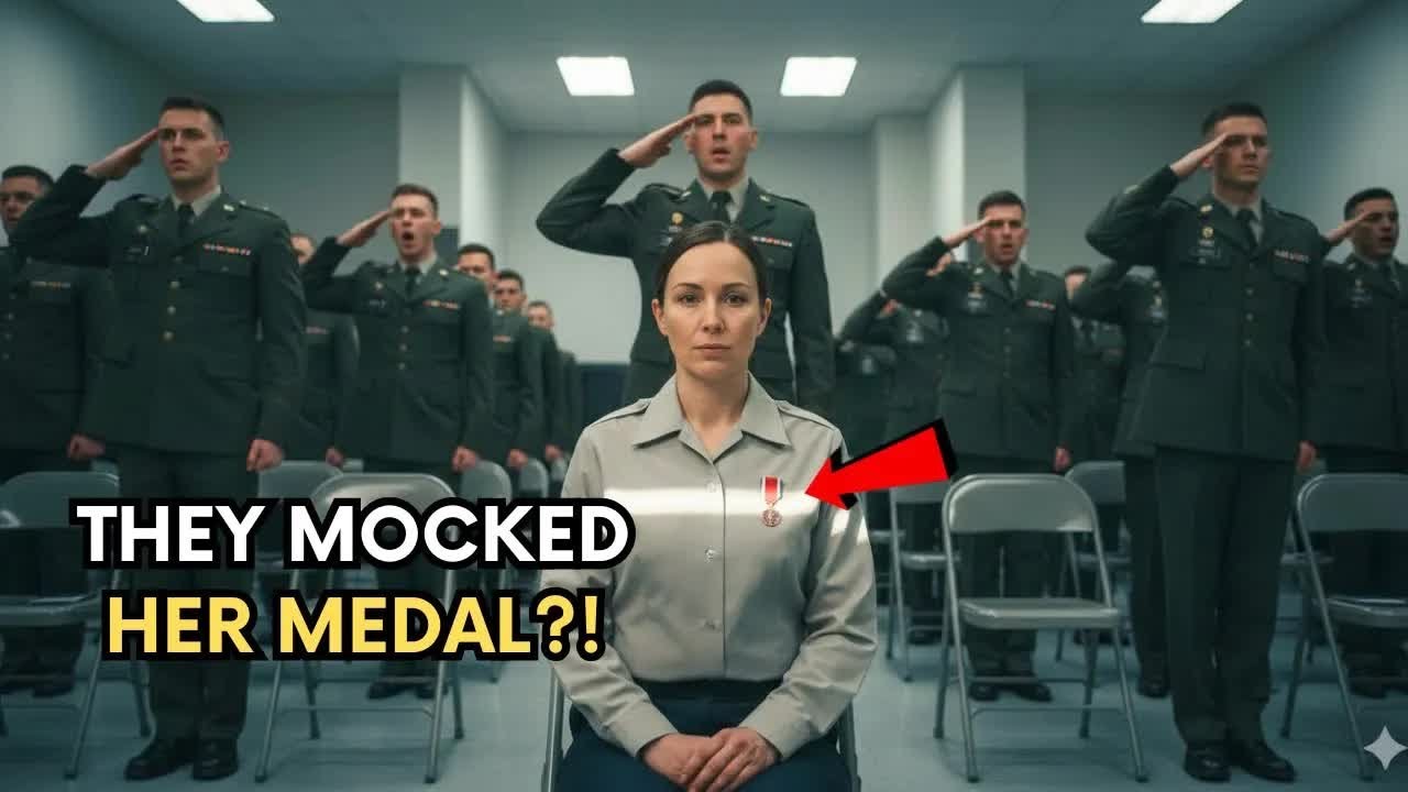 They Mocked Her Medal — Until Every Soldier Stood at Attention