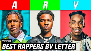 BEST RAPPERS BY LETTER (A-Z)