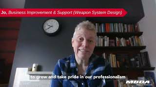 Our Values... Integrity | Jo at MBDA UK