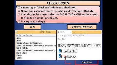 Chapter-5 HTML:Tables and Forms (Part 2) Class 8