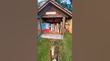 Have you ever seen a mini library before? Did you know there’s usually a cache hidden near them?📚👀