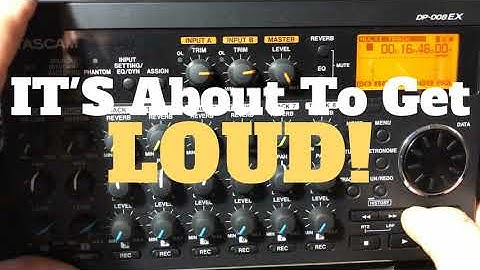 Tascam DP-008EX Live Recording With Internal Mics