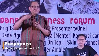Puspayoga Optimis Wirausaha Baru Tingkatkan Rasio Kewirausahaan Nasional