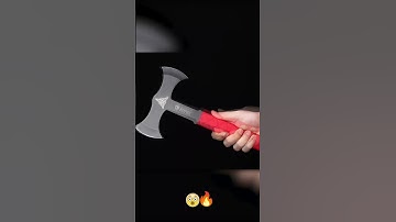 I found the BEST WEAPON in 2023😱 Part 11 | Throwing Axes and Tomahawks #weapons #gadgets #shorts