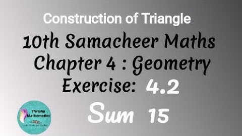 10th Samacheer Maths Chapter 4: Exercise 4.2 sum 15