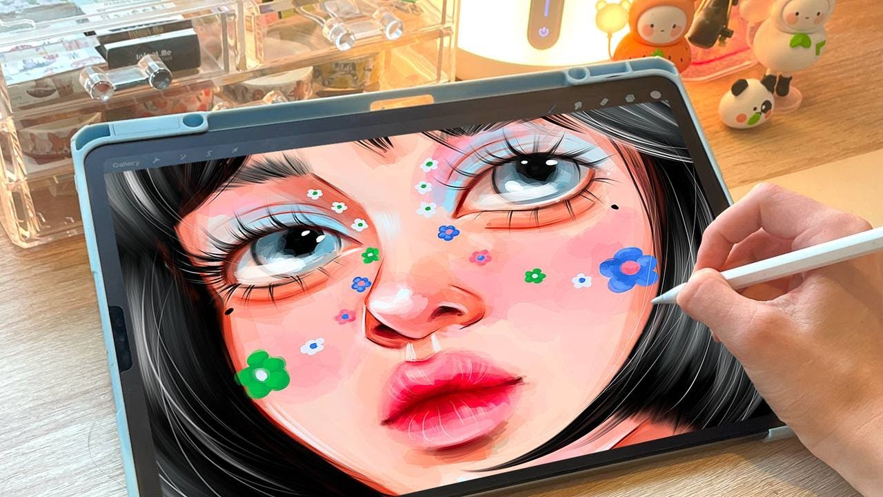 ASMR IPAD DRAWING - YouTube