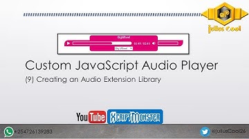 Custom JavaScript Audio Player   9   Creating an Audio Extension Library