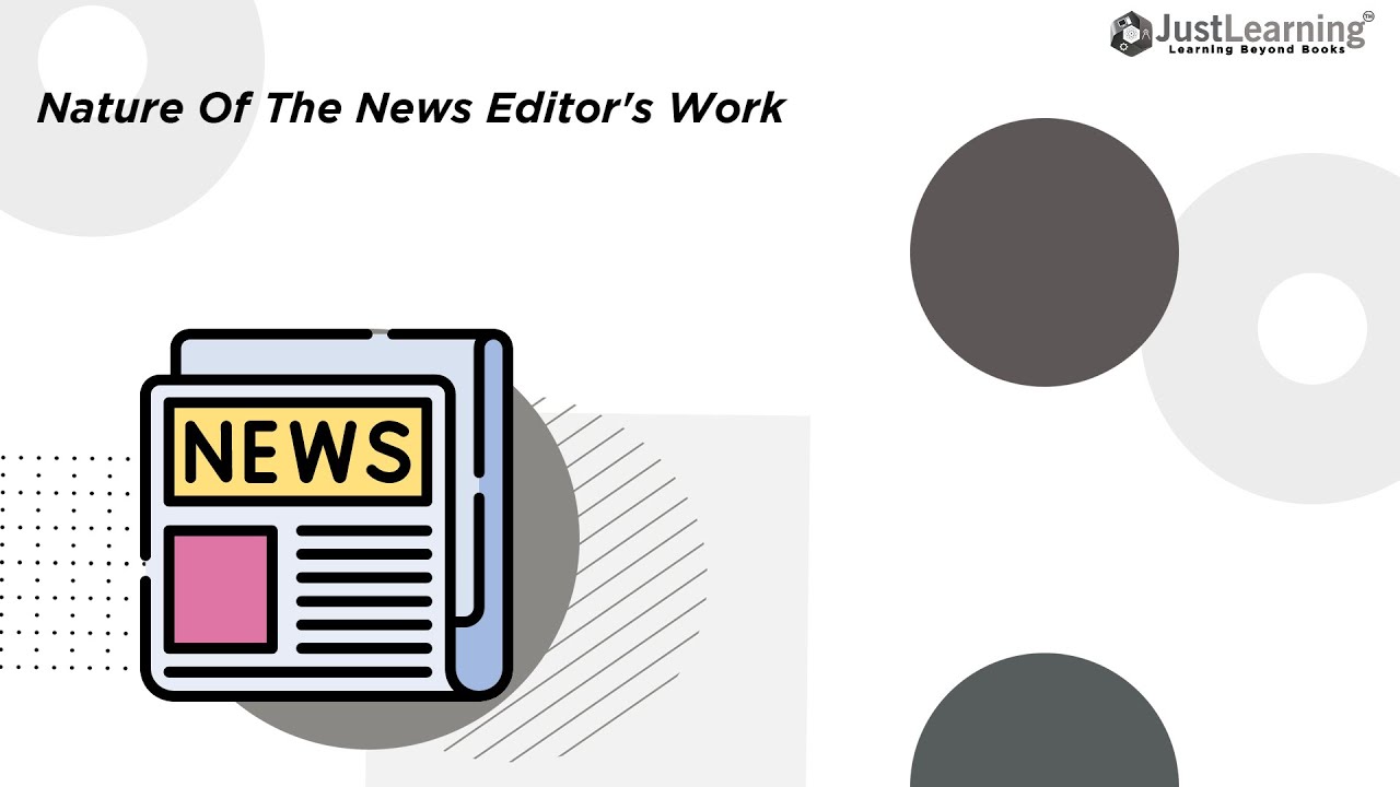 How To A News Editor Just Learning YouTube