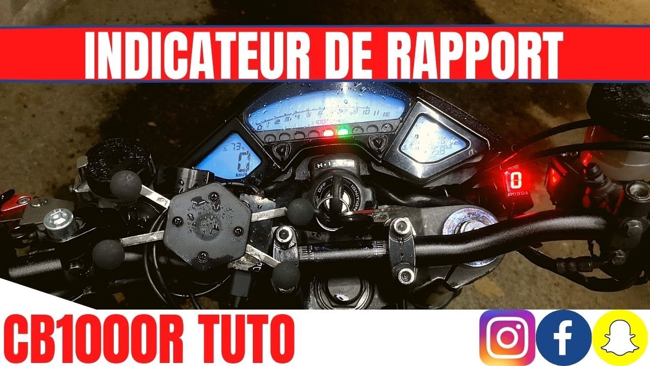 Indicateur de Rapport Vitesse Engage Moto Affichage Pour Honda