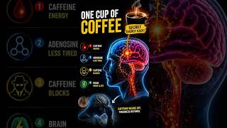How Coffee Boosts Your Brain in Minutes ☕🧠 #humanbody #science