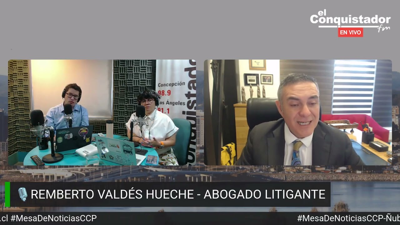 Mesa de noticias. Remberto Valdés Hueche, Abogado litigando y consultor