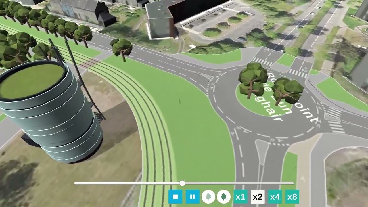 Voyage à bord de la future ligne B de tramway de Brest métropole - Mon réseau grandit - phase AVP