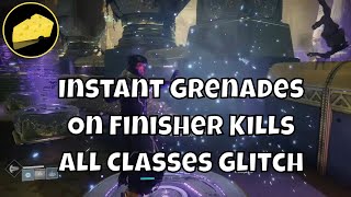 Instant Grenades On Finisher Kills - All Classes Glitch