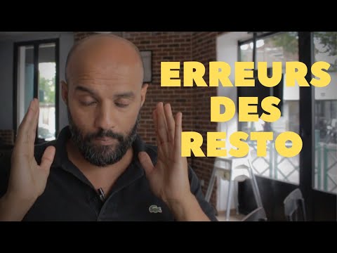 ?‍?7 ERREURS DES RESTAURANTS