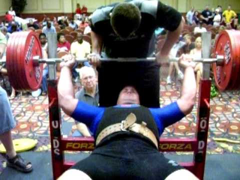 Brandon Bankston 671 Bench Press Record