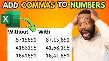 How To Add Commas To Numbers In Excel {Full Guide}