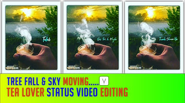 Tree Fall & Sky Moving Status Editing | Tea Lover Status Video Editing | Vimage Video Editing Hindi