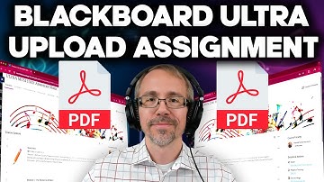 Upload Your Assignment as a PDF in Blackboard Learn Ultra (No Narration)