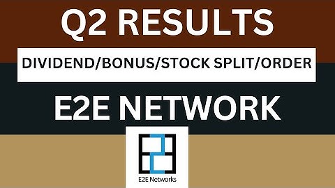 E2E network Q2 Results 2025 | E2E network Results Today | E2E network Share Latest News