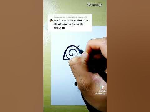 COMO DESENHAR O SÍMBOLO DA AKATSUKI - Naruto #Shorts 