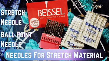 Is a stretch needle the same as a ballpoint needle?