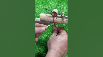 Handcraft a simple trigger mechanism # Craft bamboo # DIY # New design