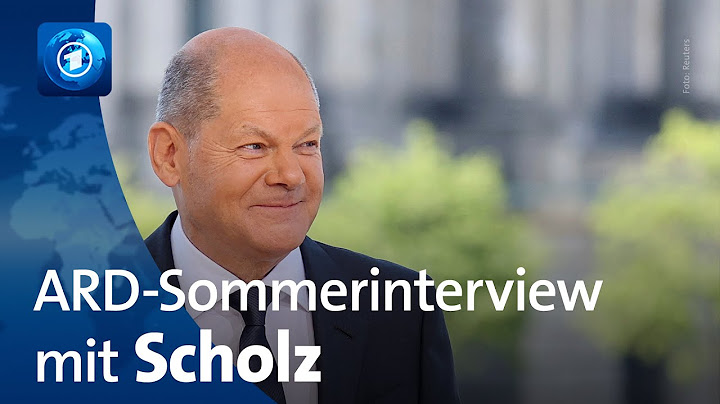 Bundeskanzler Scholz im ARD-Sommerinterview: "Wir machen alles anders als die letzten Jahrzehnte"