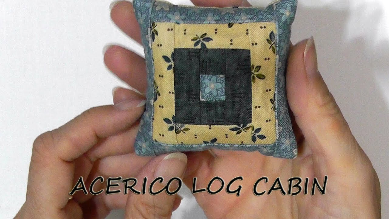 Cómo hacer un acerico log cabin
