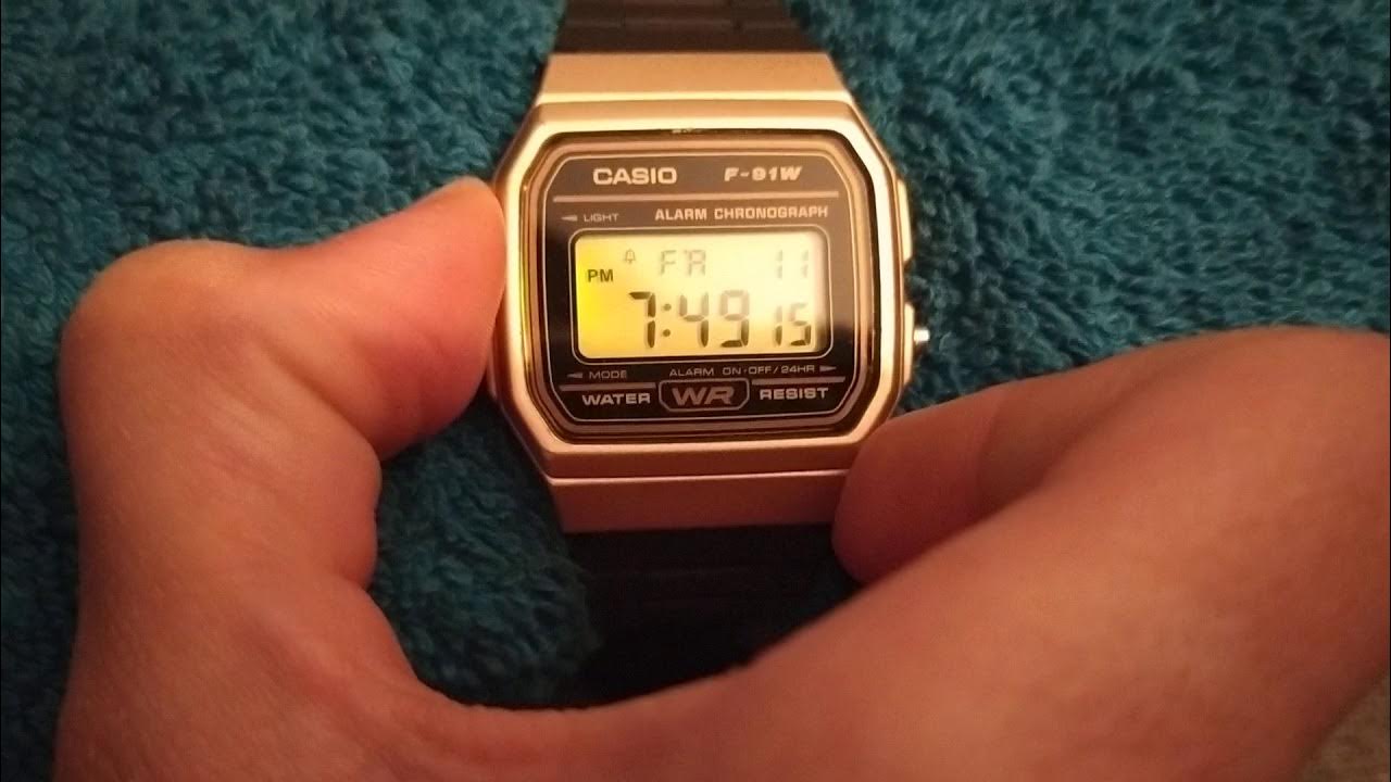 comment régler une montre Casio YouTube
