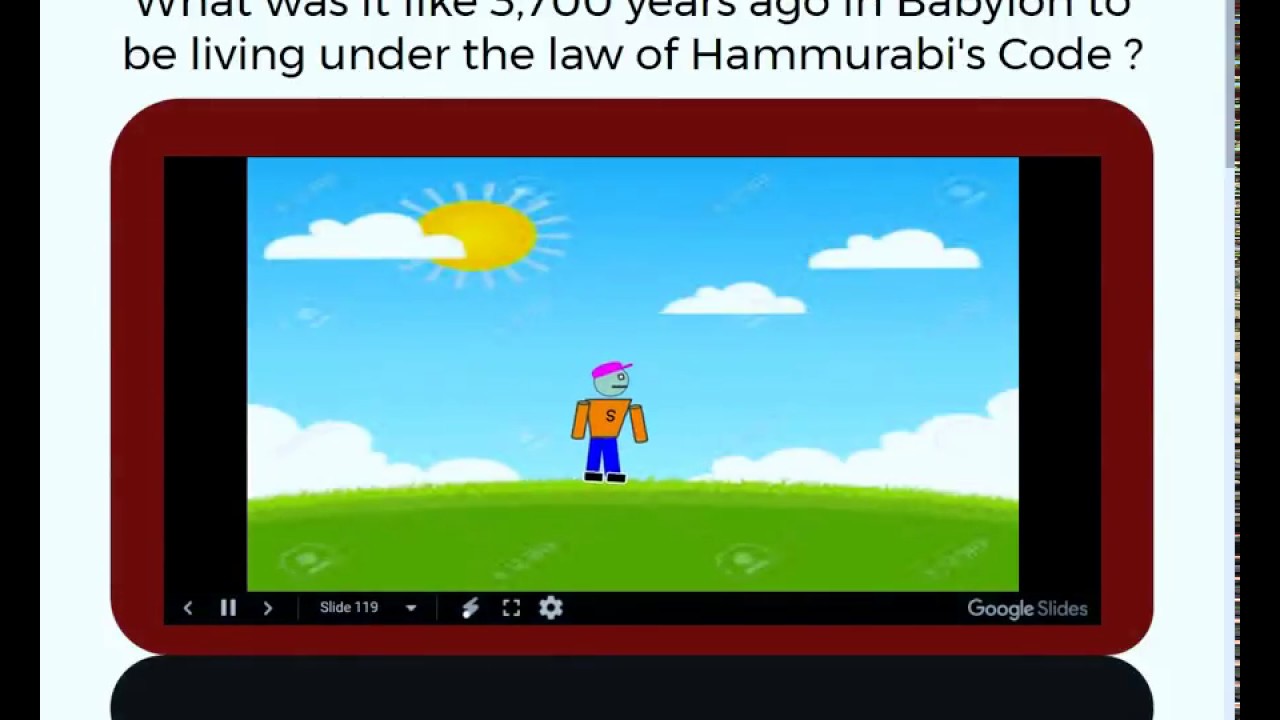 Hammurabi's Code YouTube